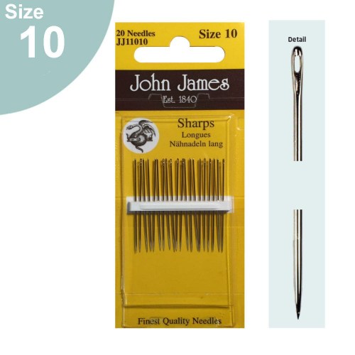 Hand Sewing Needles Sharps Size 10